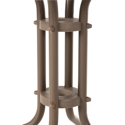 Outdoor 3pcs Dining Set Lima Hm10881.04 Metal & Textilene In Champagne Color (round)