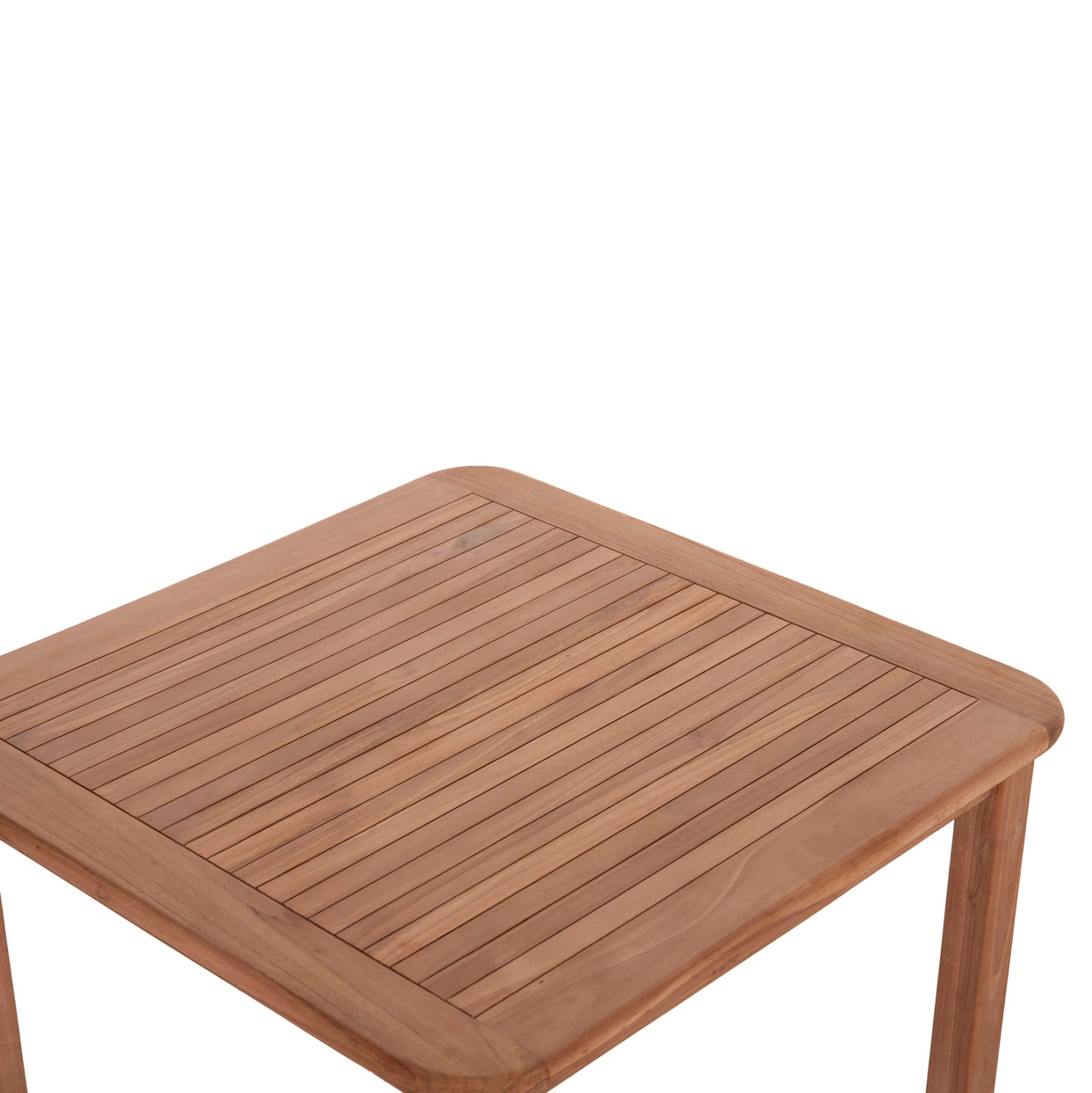 Outdoor Dining Set 3pcs Ermioni Hm10924 Teak Wood In Natural Color