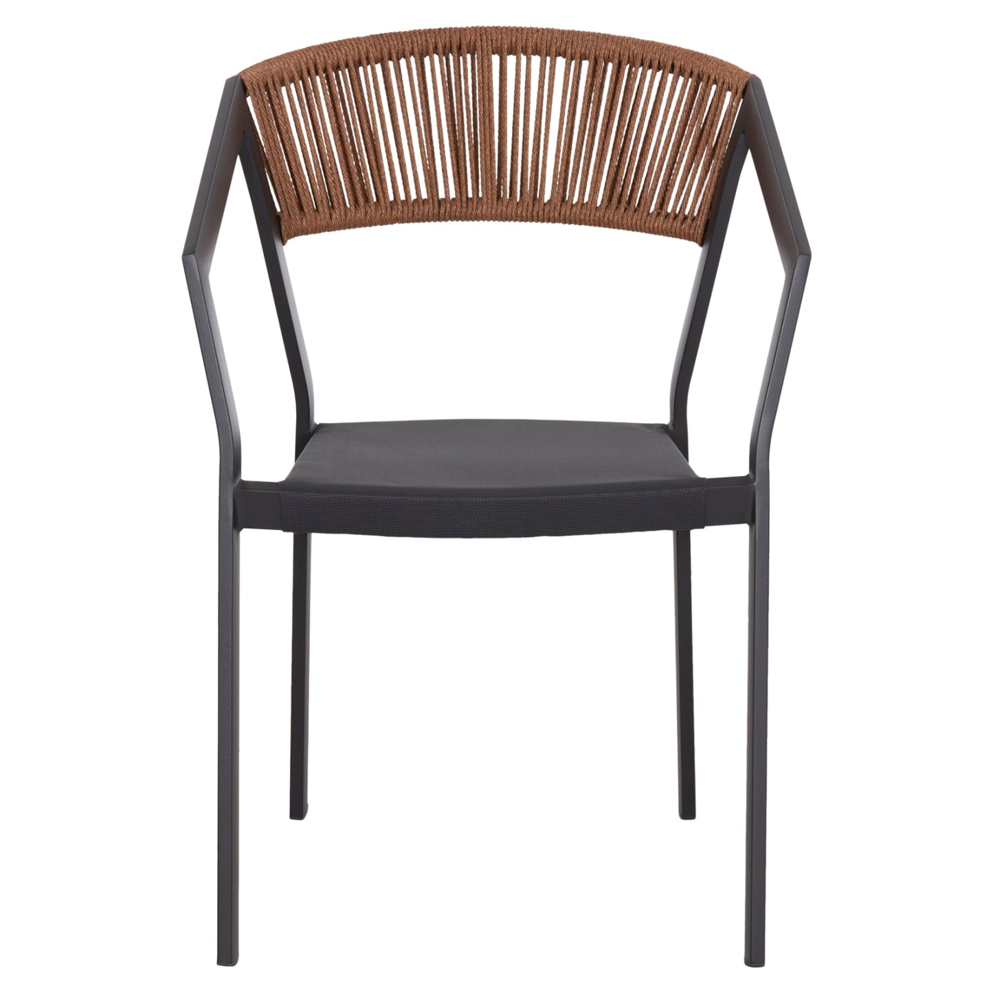 Outdoor Dining Set 5pcs Miri Hm10869.01 Metal--aluminum--textilene In Grey
