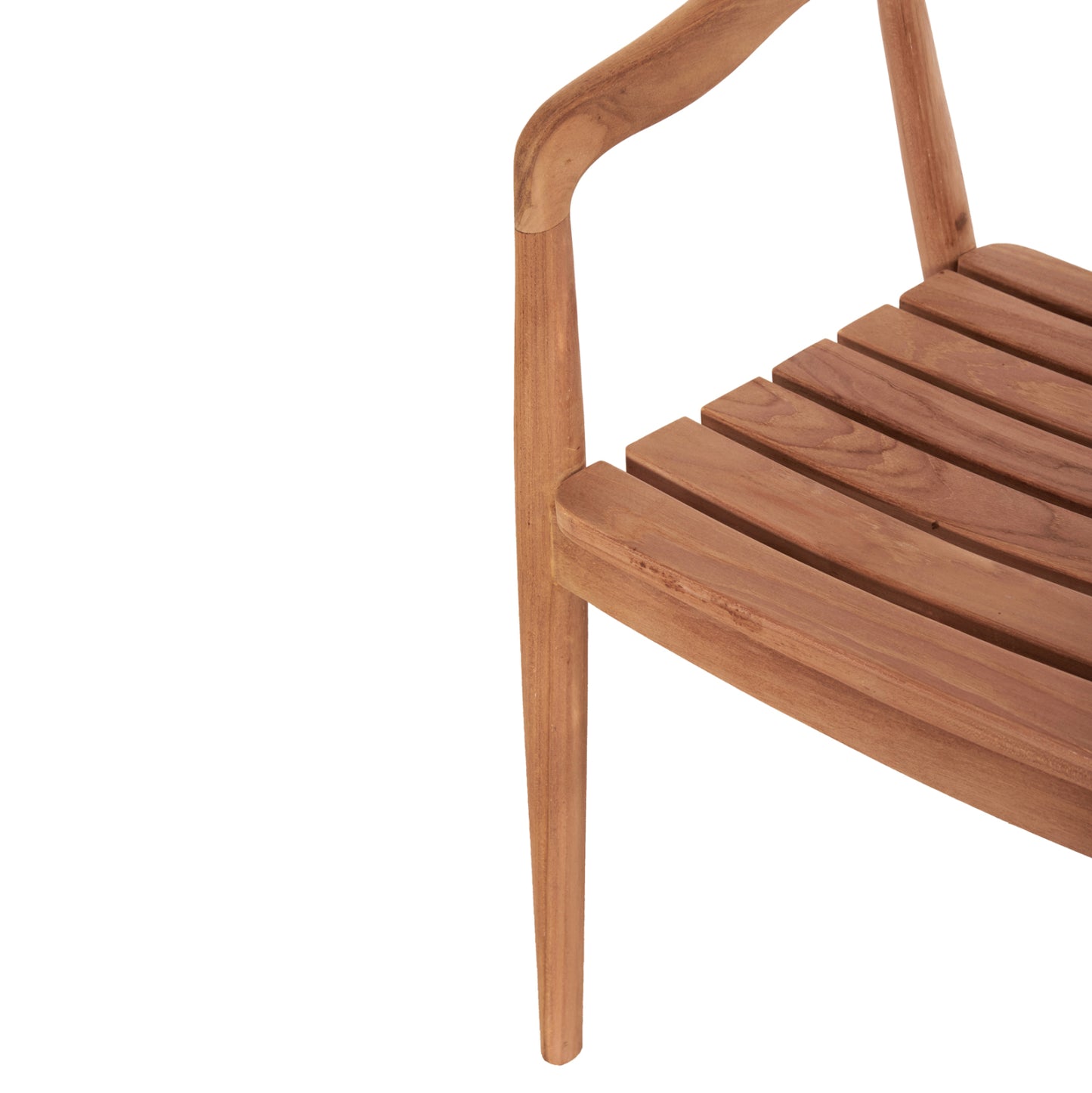 Outdoor Dining Set 5pcs Ebenizer Hm10915 Teak Wood In Natural Color