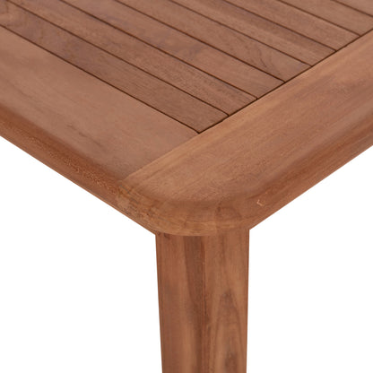 Outdoor Dining Set 5pcs Ermioni Hm10927 Teak Wood In Natural Color