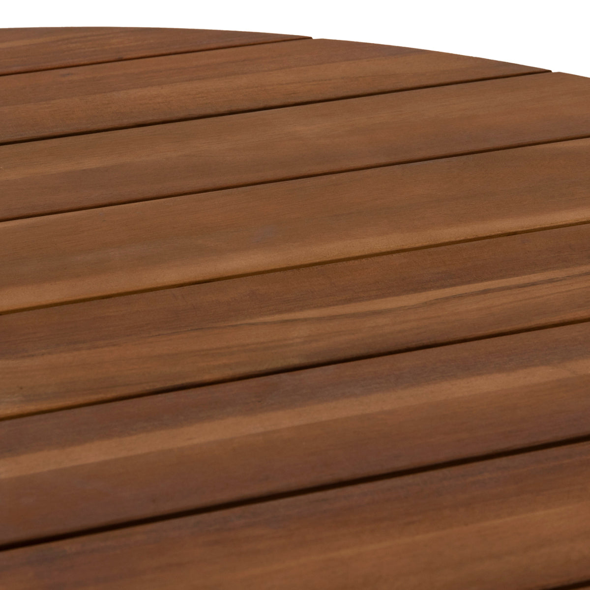 Outdoor Dining Set 5pcs Nori Hm10992 Acacia Wood In Natural-cushions In Beige