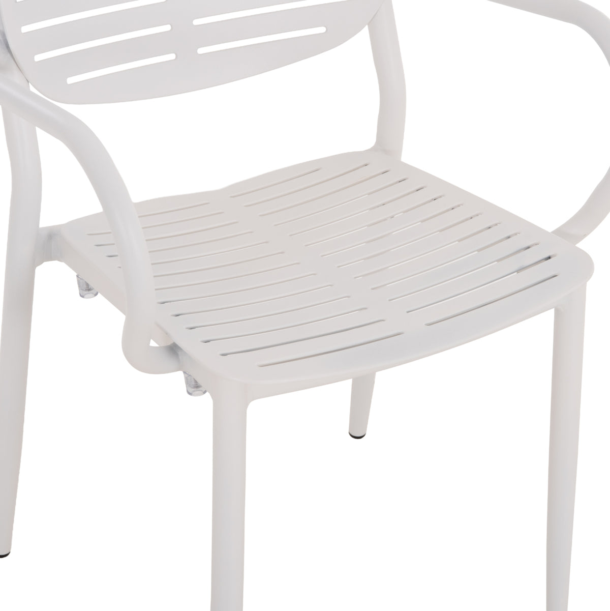 Outdoor Dining Set 5pcs Hilliard Hm10998.01 White Aluminum-polywood