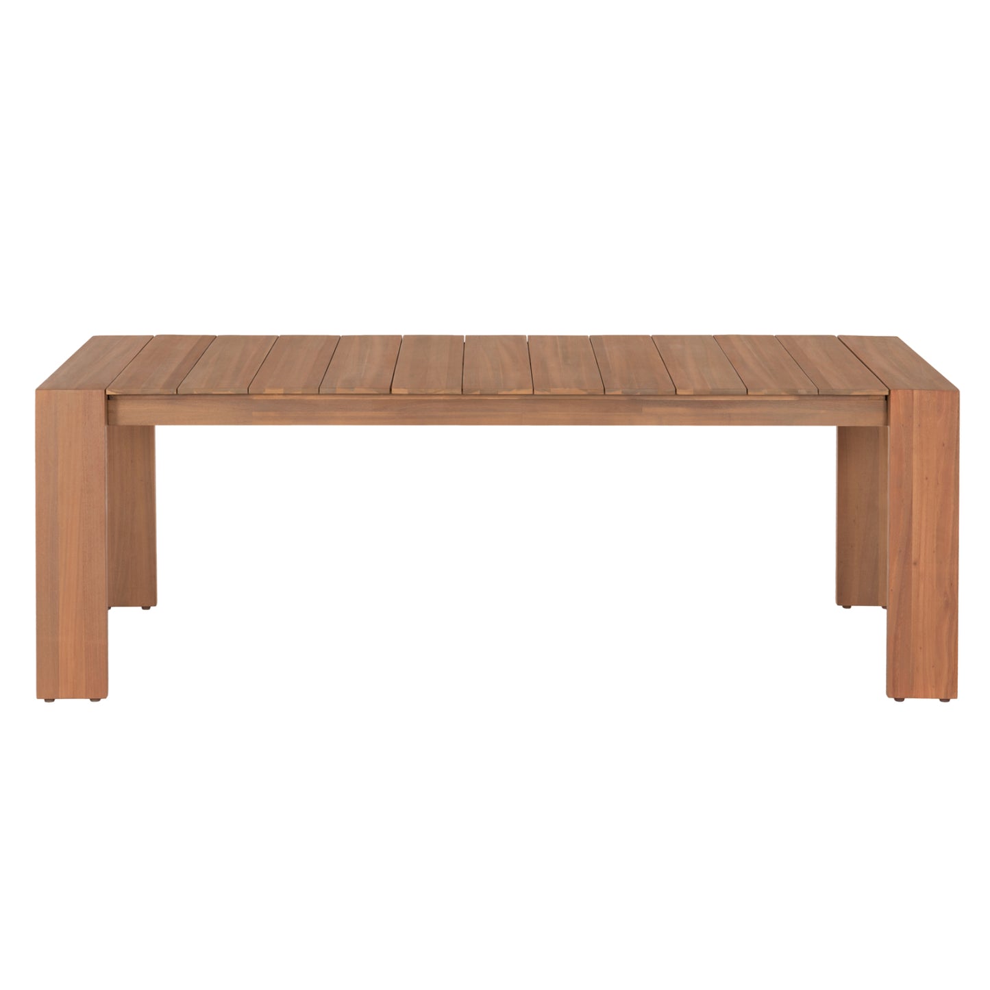 Outdoor Dining Set 7pcs Contrel Hm10901.02 Acacia Wood In Natural--cushions In Grey