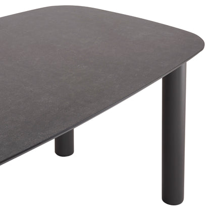 Outdoor Dining Set 7pcs Shanks Hm10909.01 Aluminum & Olefin Cushion Covers---grey