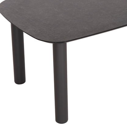 Outdoor Dining Set 7pcs Shanks Hm10909.01 Aluminum & Olefin Cushion Covers---grey