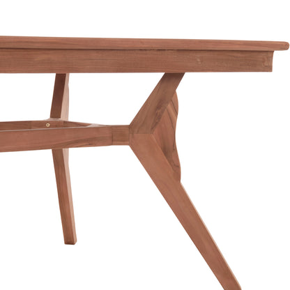 Outdoor Dining Set 7pcs Wonder Hm10925 Teak Wood In Natural Color