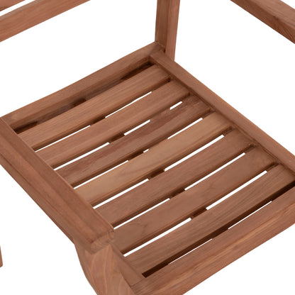 Outdoor Dining Set 7pcs Wonder Hm10925 Teak Wood In Natural Color