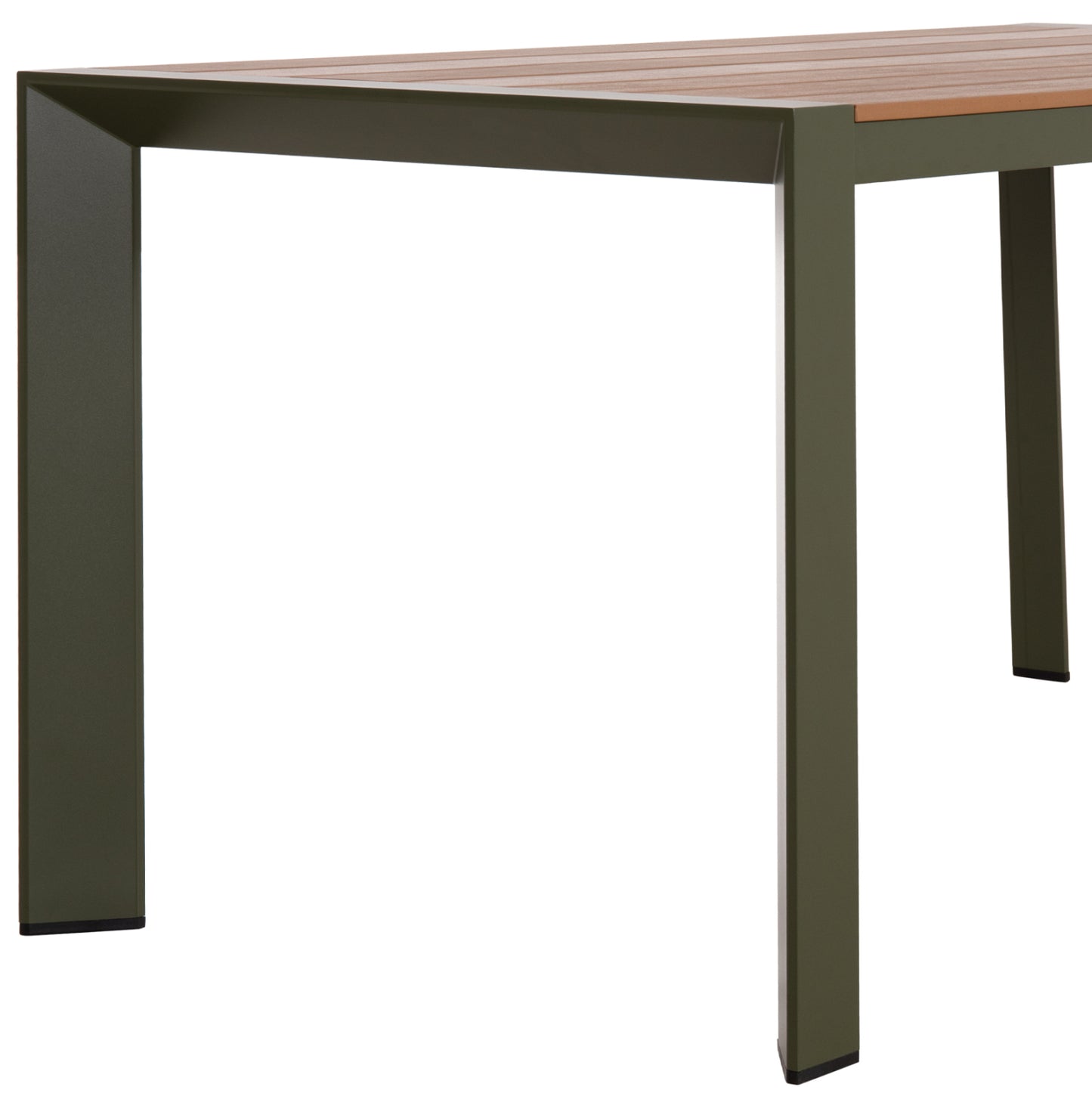 Outdoor Dining Set 7pcs Hilliard Hm10999.07 Olive Green Aluminum-polywood