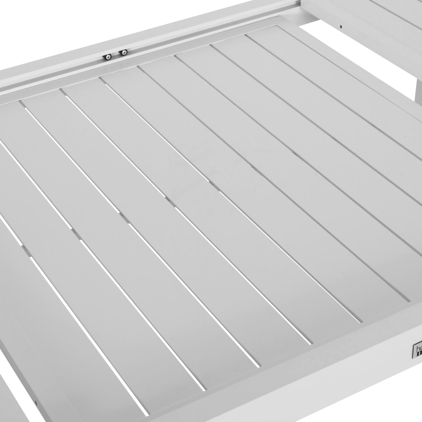Outdoor Dining Set 7pcs Krum Hm21146 White Aluminum