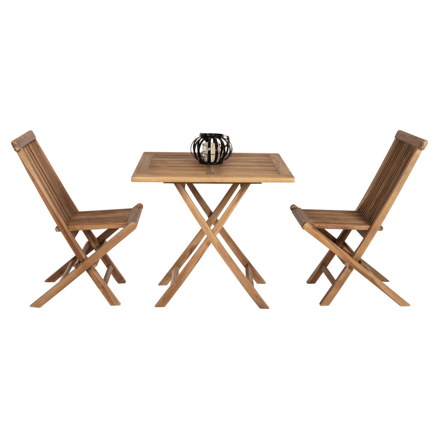Outdoor Dining Set 3pcs Foldable Kendall ΗΜ11951 Solid Teak Wood In Natural Color