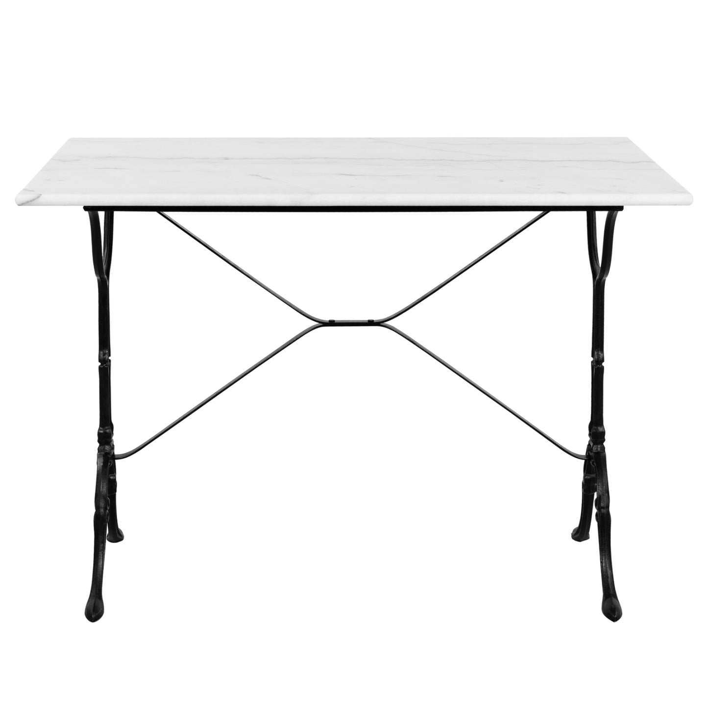 Outdoor Dining Set 5pcs Zeta Hm10872.01 Metal-marble-cast Iron