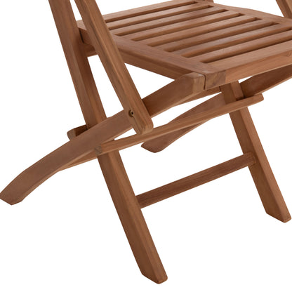 Outdoor Dining Set Wonder Hm21290 Table & 4 Dining Chairs Foldable--teak Wood