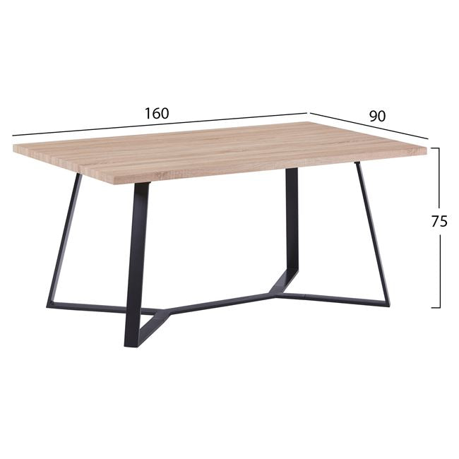 Set Dining Table Hm11182 5pieces Table Aldwin Mdf & Chairs Ivy Cypress Velvet