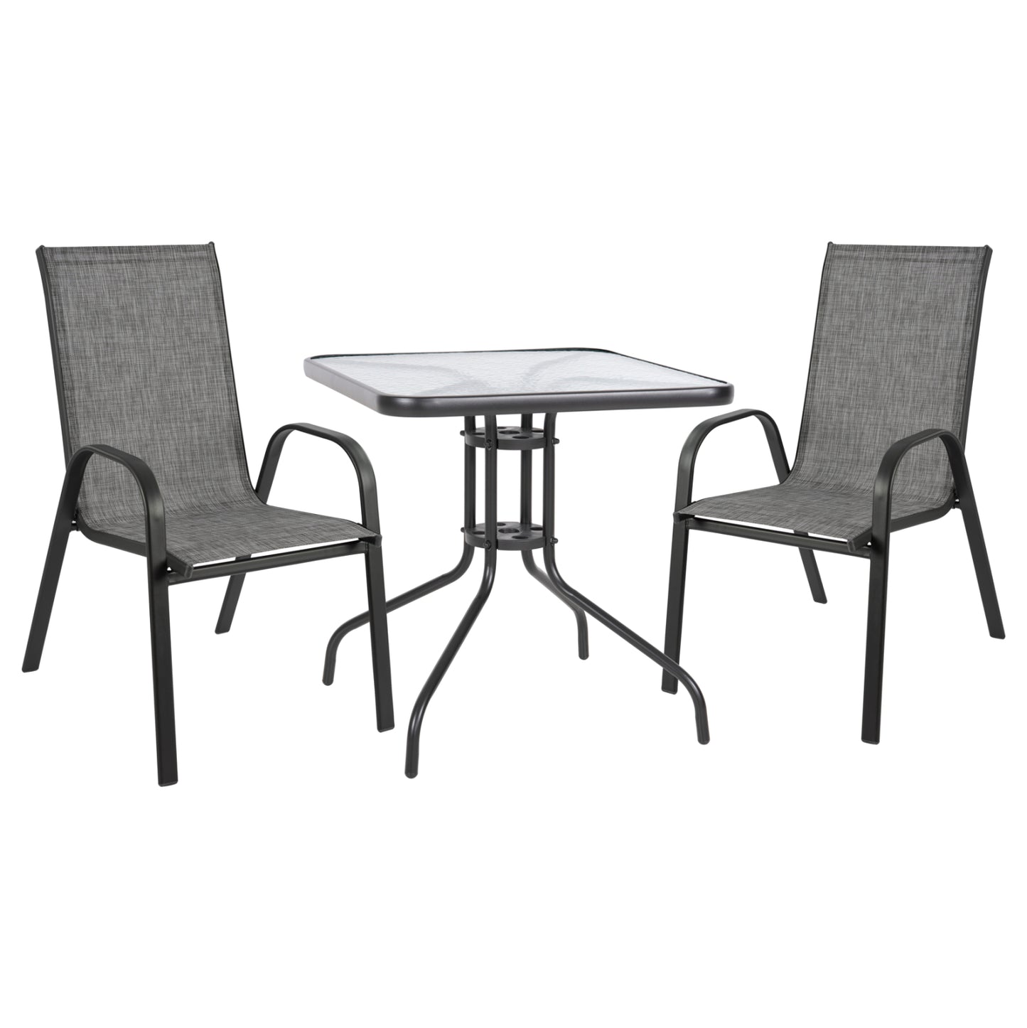 Set Dining Table 3 Pieces With 2 Chairs & 1 Table Hm5185.01