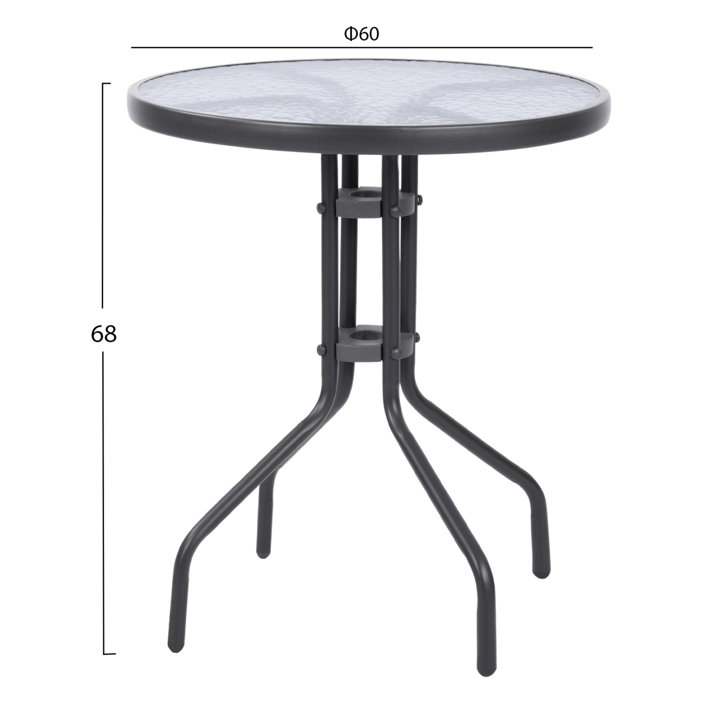 Set Dining Table 3 Pieces With 2 Chairs & Table Hm5181.01