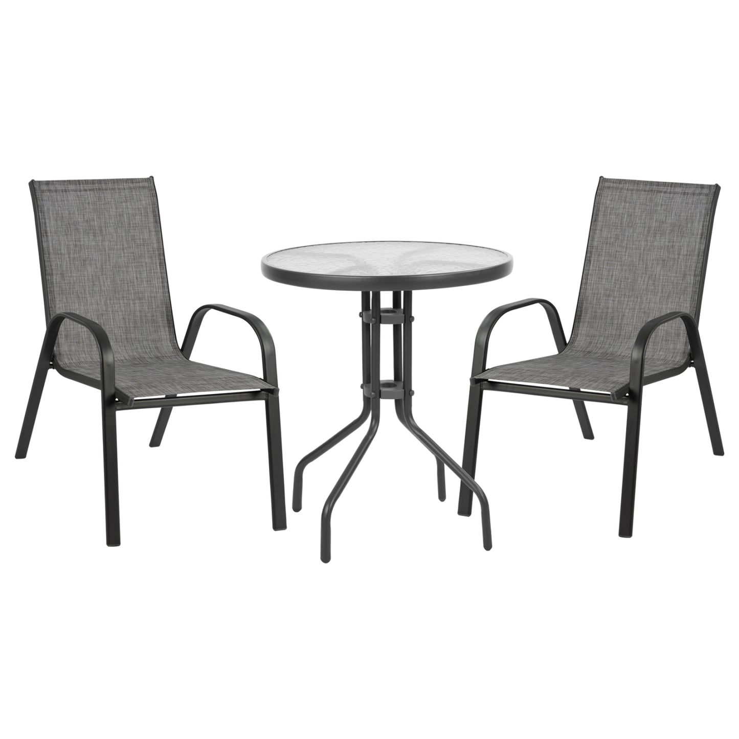 Set Dining Table 3 Pieces With 2 Chairs & Table Hm5181.01