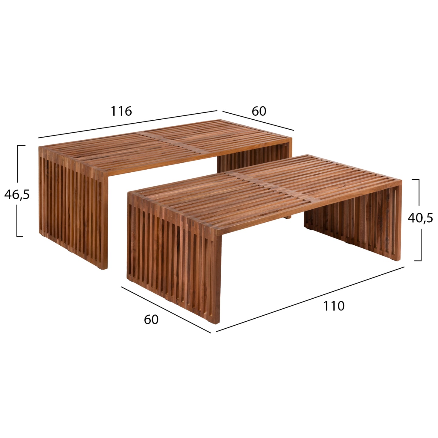 Kai Teak Wood Coffee Table