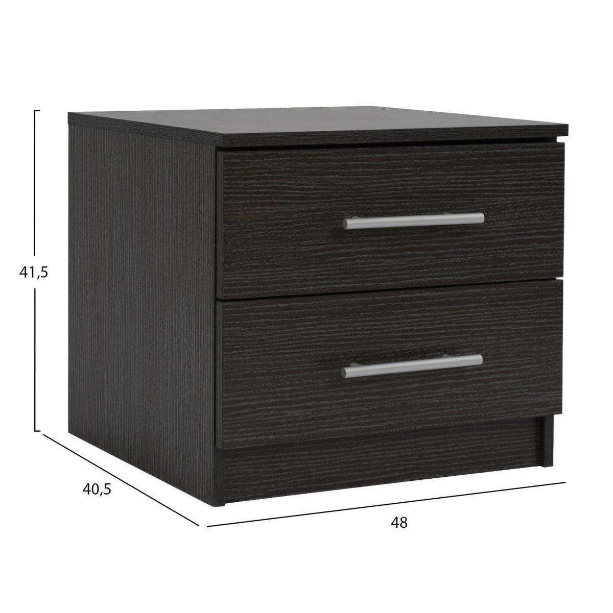 Bedroom Set 3pcs Hm11214 Fabric In Grey--melamine In Zebrano