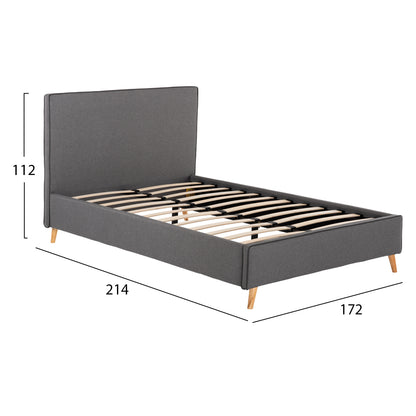 Bedroom Set 3pcs Grey & White Hm11214