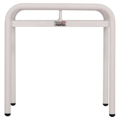 Aluminum Stool Rachel Hm6340.02 White Color 45x45x46hcm.