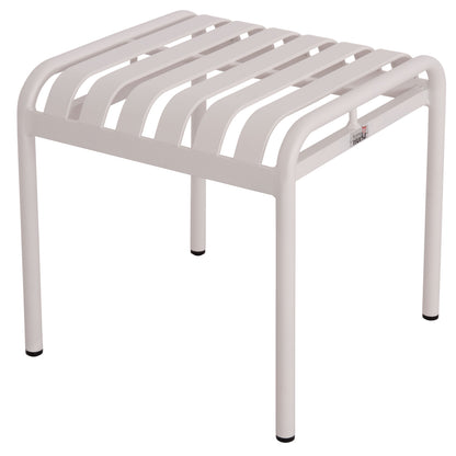 Aluminum Stool Rachel Hm6340.02 White Color 45x45x46hcm.