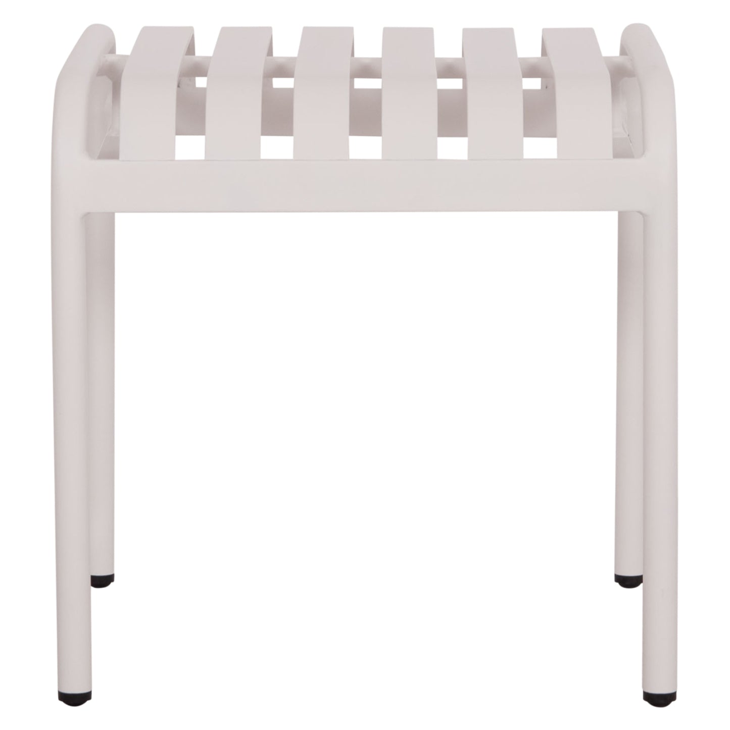 Aluminum Stool Rachel Hm6340.02 White Color 45x45x46hcm.