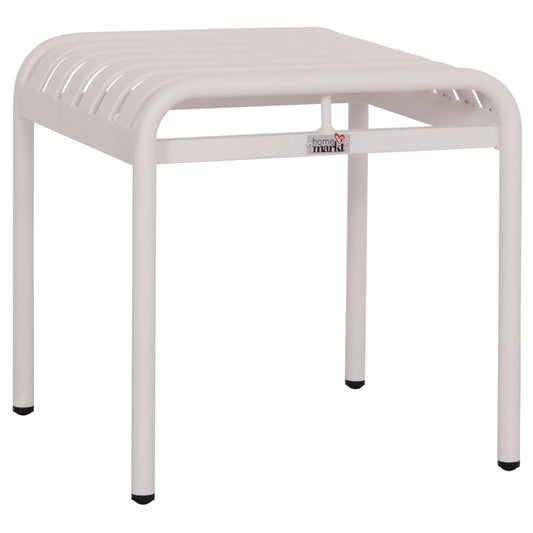 Aluminum Stool Rachel Hm6340.02 White Color 45x45x46hcm.