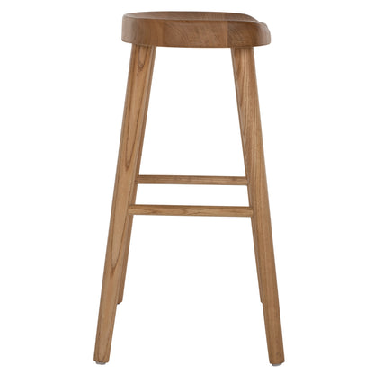 Bar Stool Toon Wood In Natural Color 40x35x71hcm.hm9334.01