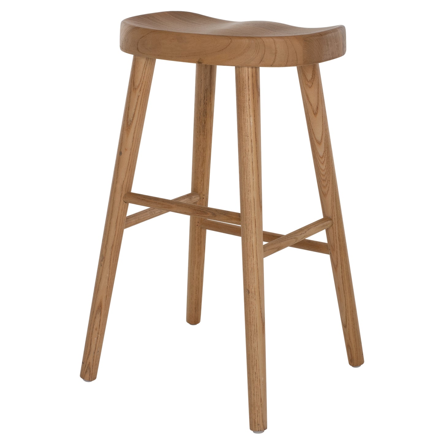 Bar Stool Toon Wood In Natural Color 40x35x71hcm.hm9334.01
