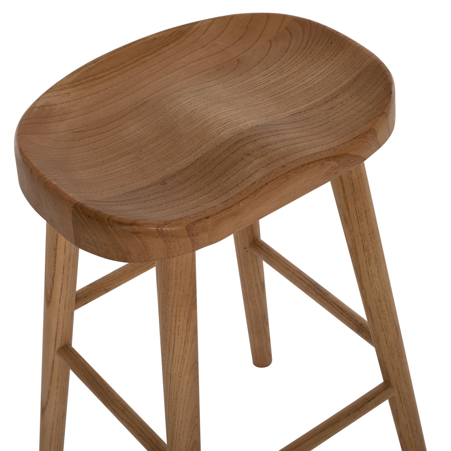 Bar Stool Toon Wood In Natural Color 40x35x71hcm.hm9334.01