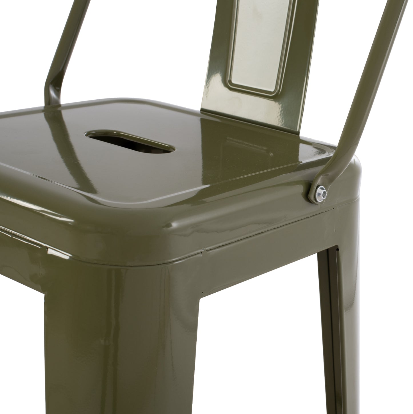 ΣΚΑΜΠΟ Bar ΜΕΤΑΛΛΙΚΟ Melita Me ΠΛΑΤΗ ΣΕ Dark Olive Green Hm8643.03 43Χ43Χ100εκ.