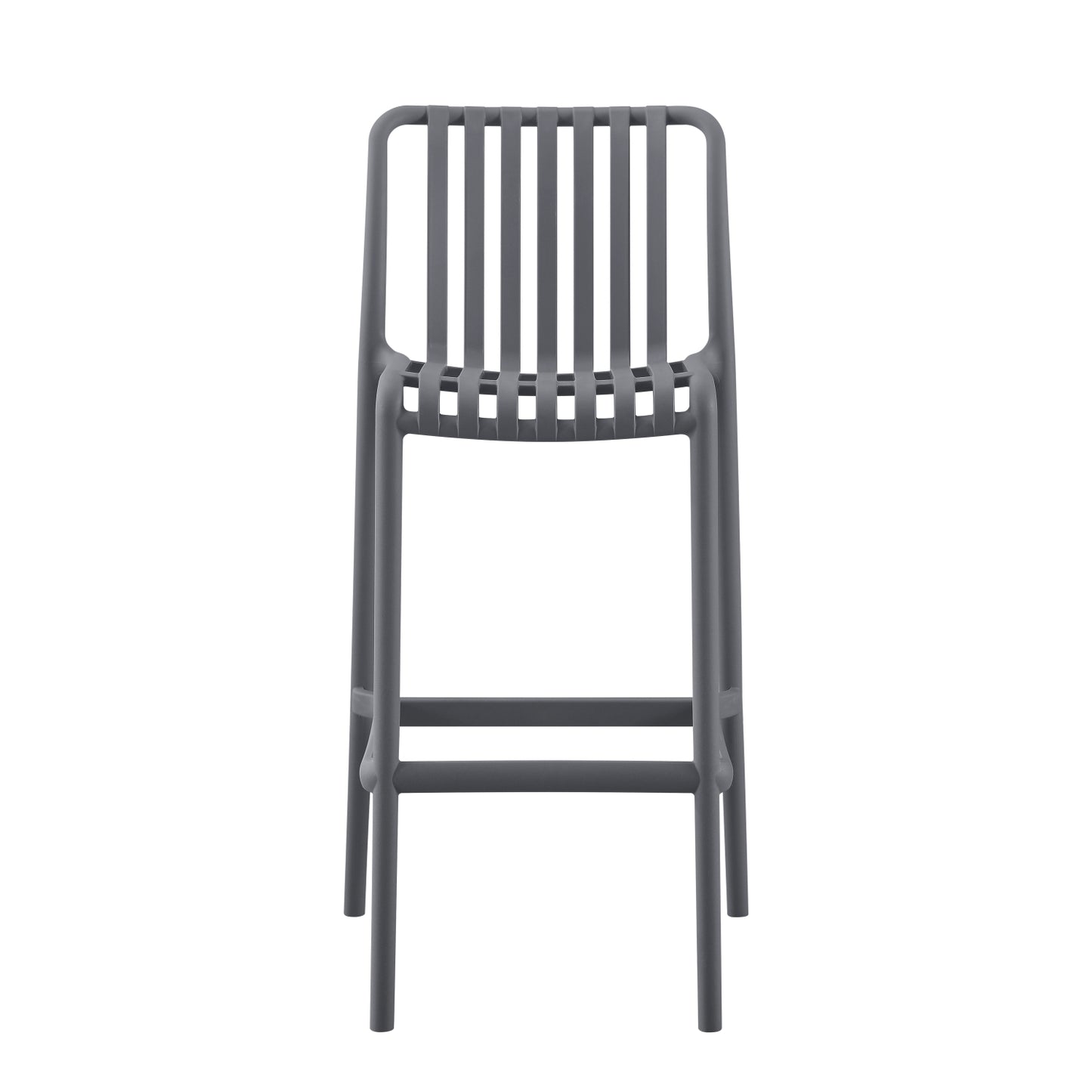 Bar Stool Polypropylene Convee Hm6098.03 Grey 38,5x49,5x102hcm.