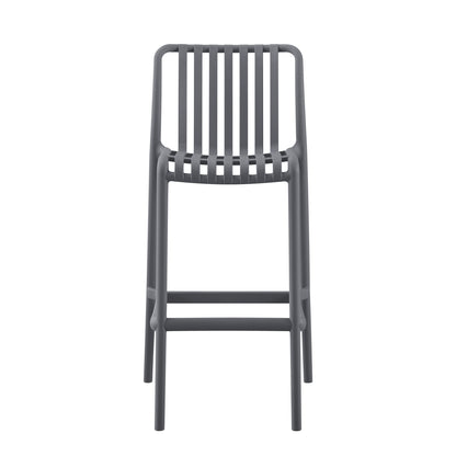 Bar Stool Polypropylene Convee Hm6098.03 Grey 38,5x49,5x102hcm.