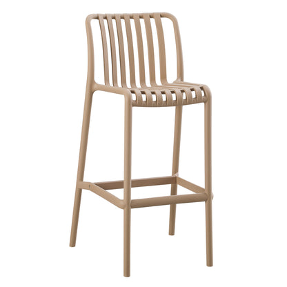Bar Stool Polypropylene Convee Hm6098.04 Cappuccino 38,5x49,5x102hcm.