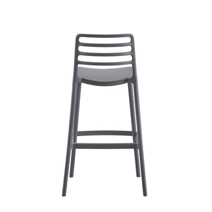 Bar Stool Polypropylene Grey Hm6099.03 Grey 37,2x50x101,5hcm.