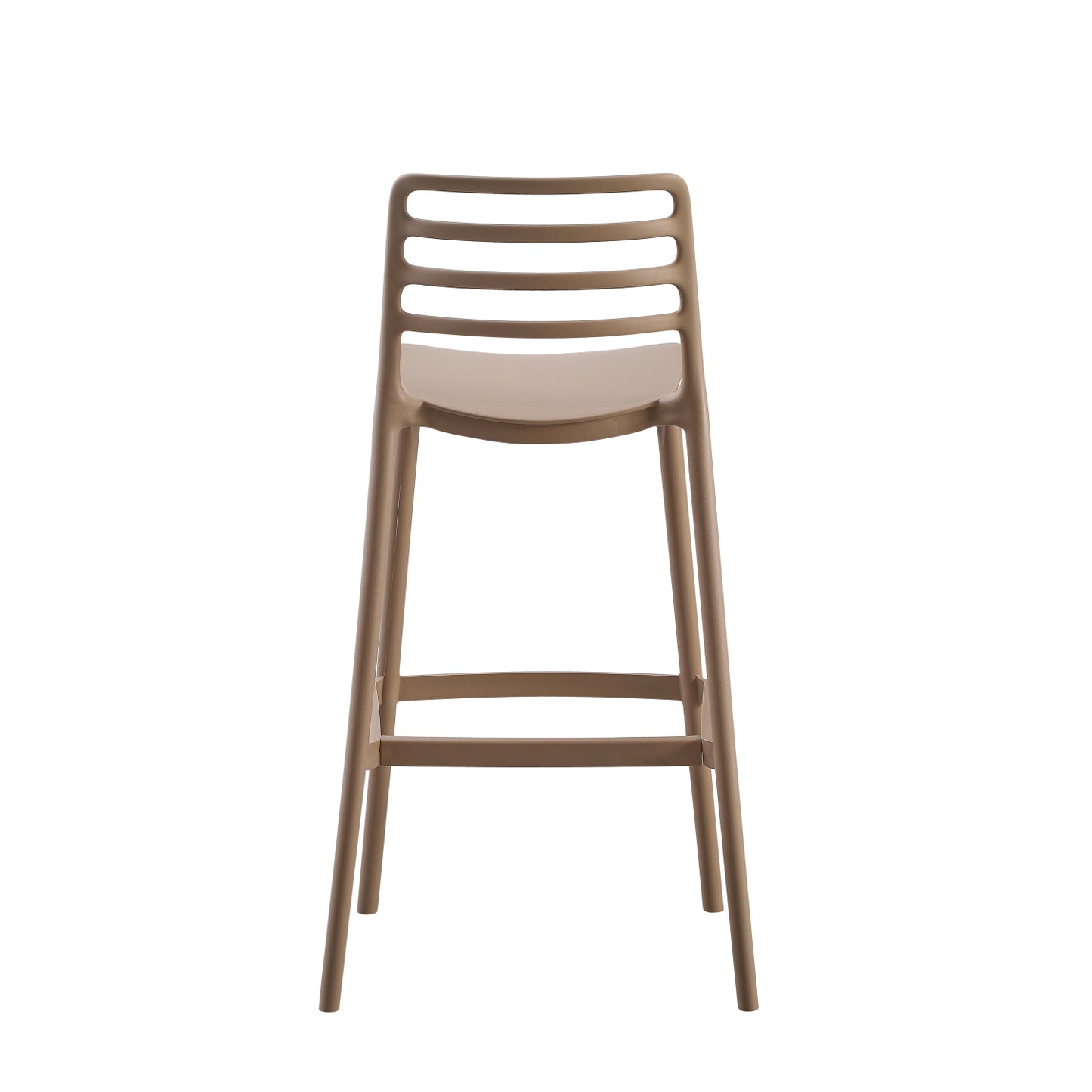 Bar Stool Polypropylene Snod Hm6099.04 Cappuccino 37,2x50x101,5hcm.