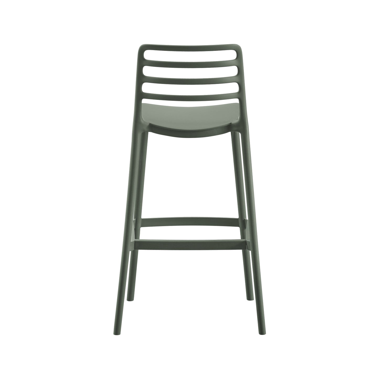 Bar Stool Polypropylene Snod Hm6099.07 Olive Green 37,2x50x101,5hcm.