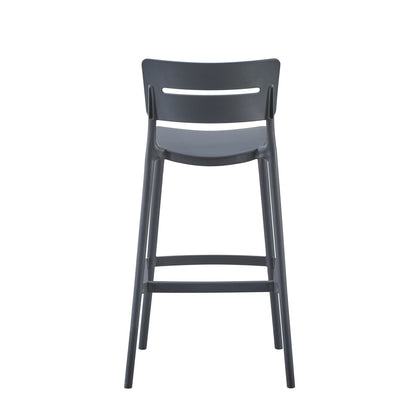 Bar Stool Polypropylene Snod2 Hm6100.03 Grey 37,2x50x101,5hcm.