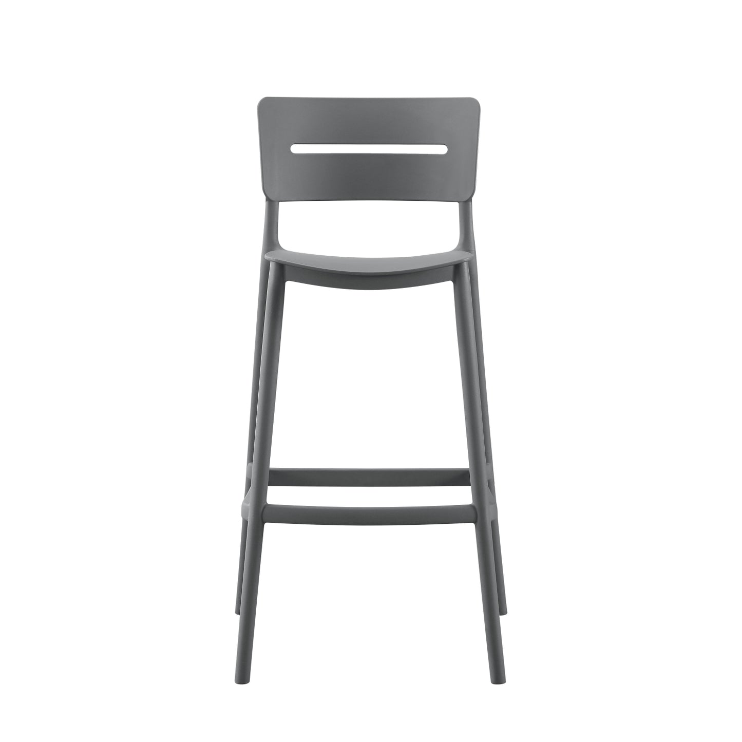 Bar Stool Polypropylene Snod2 Hm6100.05 Olive Green 37,2x50x101,5hcm.