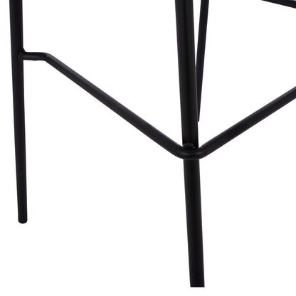 Stool Vincent Hm8579.13 Velvet Green And Metal Frame 56,5x47x106 Cm.