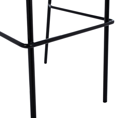 Blue Velvet Stool And Metal Frame Hm8579.18 56,5x47x106 Cm.