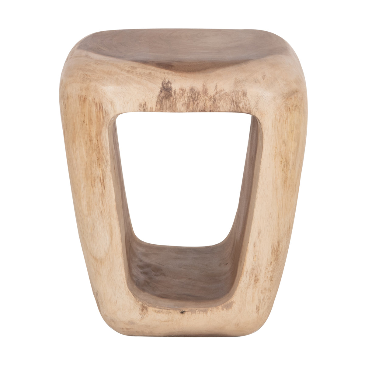 Stool Dens Hm18451 Suar Wood In Natural 38x34x48hcm.