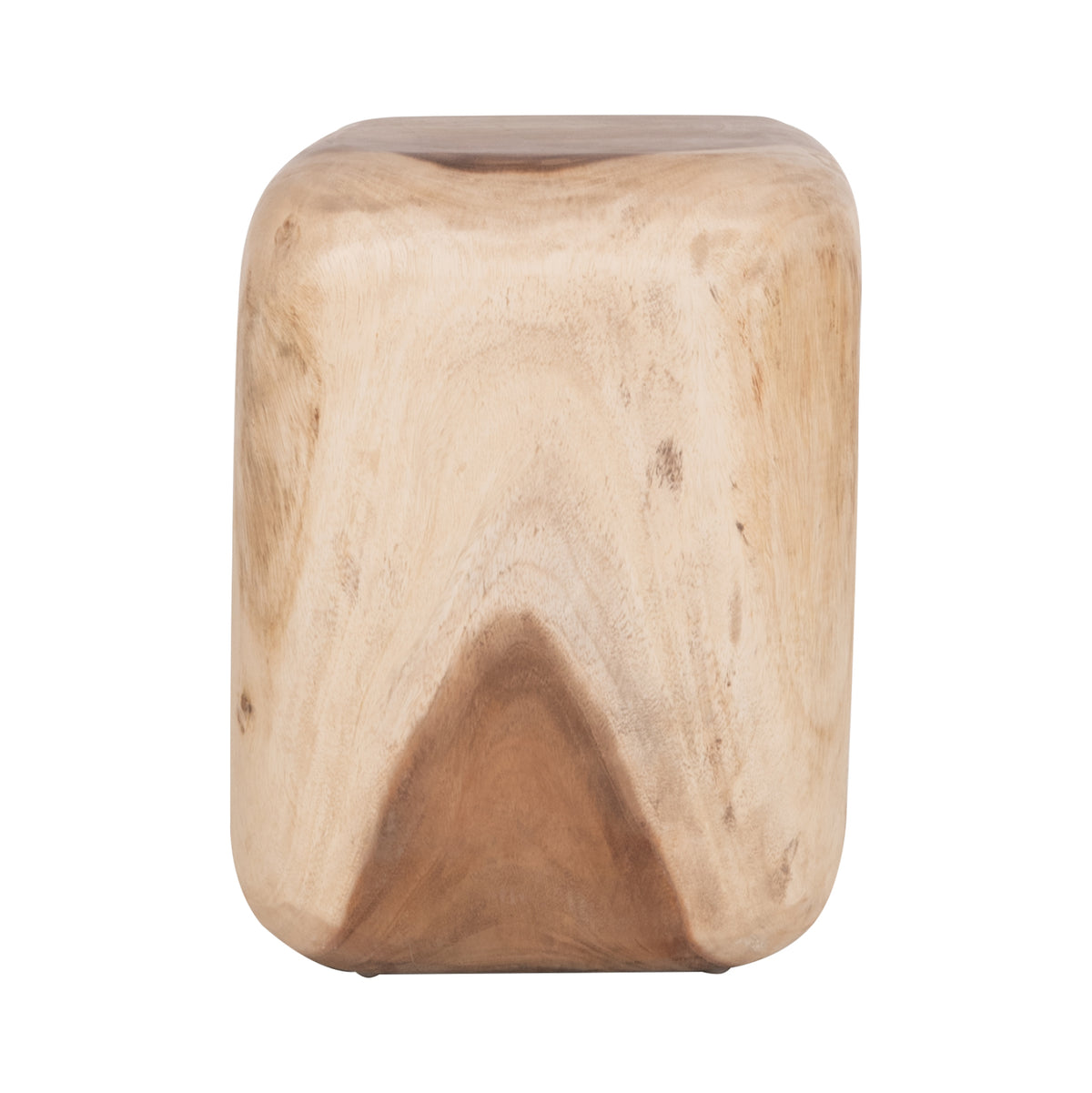 Stool Dens Hm18451 Suar Wood In Natural 38x34x48hcm.