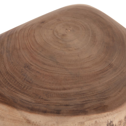 Stool Dens Hm18451 Suar Wood In Natural 38x34x48hcm.