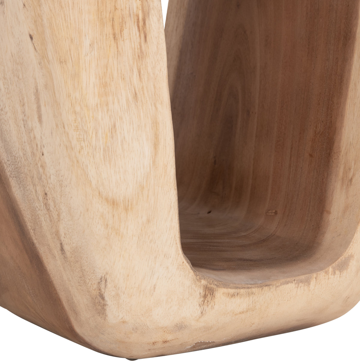 Stool Dens Hm18451 Suar Wood In Natural 38x34x48hcm.