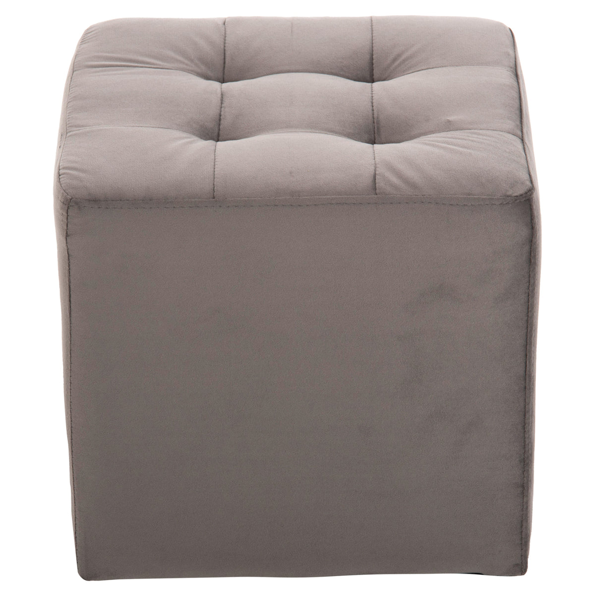 Stool Punk Hm264.11 Grey Velvet 39Χ39Χ36hcm.