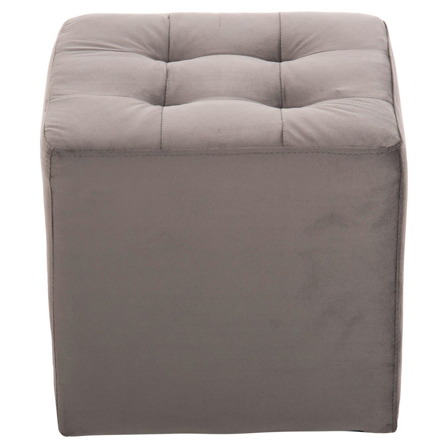 Stool Punk Hm264.11 Grey Velvet 39Χ39Χ36hcm.