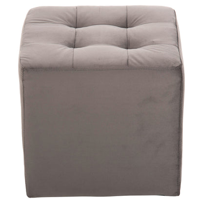 Stool Punk Hm264.11 Grey Velvet 39Χ39Χ36hcm.