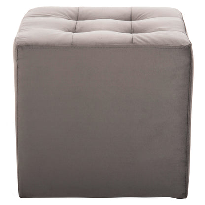 Stool Punk Hm264.11 Grey Velvet 39Χ39Χ36hcm.